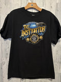 Men’s The Instigator Grunge King Black  T-shirt Size L Troy A Baugh