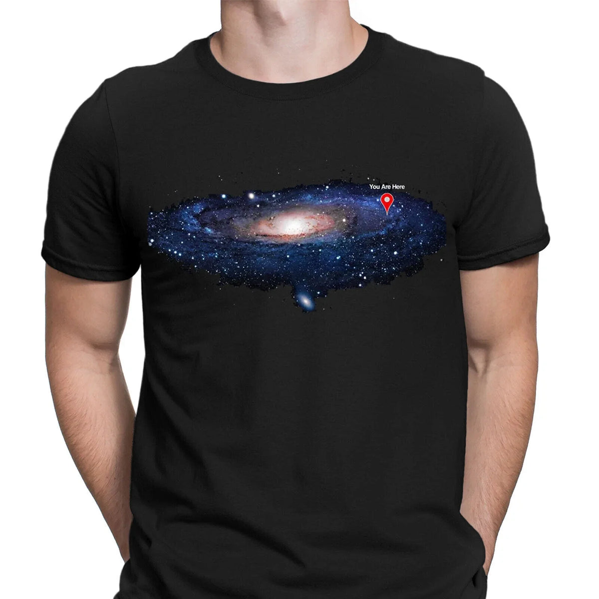 You Are Here Space Map Novelty Mens T-Shirts Tee Top #NED