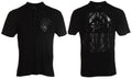 AMERICAN FIGHTER Men's Polo Shirt AVERETT Black Athletic Biker MMA S-3XL