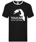 Toucan Play At That Game - Mens Ringer - Bird Two Can Funny Joke Gift