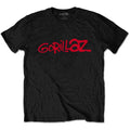 Gorillaz T-Shirt Band Logo Rock Official New Black