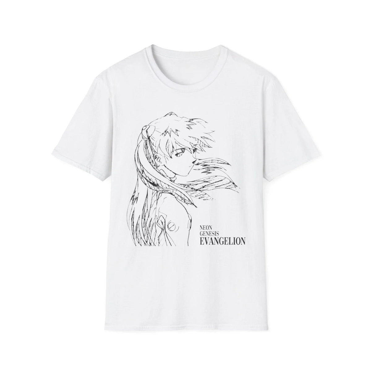 Asuka Neon Genesis Evangelion UNISEX Anime t-shirt - GILDAN 64000