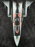 Smithsonian Men's T-shirt Black Fighter Jet XL #2968 EUC