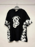 Eddie Bauer Tribal Tattoo Dragon Y2K Style T-Shirt size Large