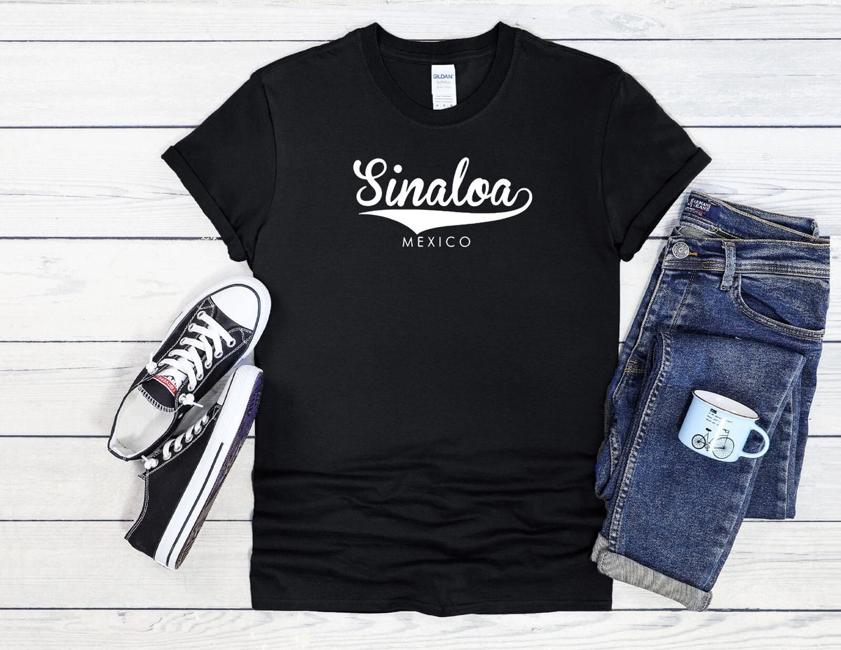 Sinaloa Mexico Shirt Script Design Men Women Unisex T Shirt Hoodie Baseball 4013