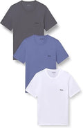 T-Shirts Mens BOSS Multicoloured 3 Pack Short Sleeve With Logo - Size XL
