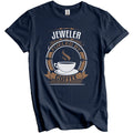 Jeweler Fueled By Coffee Funny Graphic T-Shirt