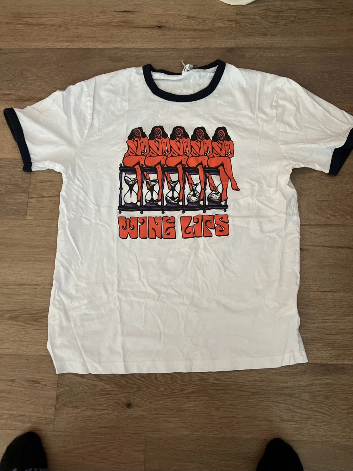 Wine Lips Tour Shirt From Their 2023 US Tour - Size XL