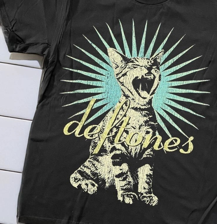 90's Deftones Around The Fur Washed Black T-Shirt