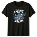 Living The Dream Skeleton Hammock Sarcastic Pun T-Shirt