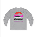 Retrowave Camaro IROC‑Z Long Sleeve Tee | 80s Sunset Muscle Car