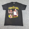 Ace Ventura Shirt Men Medium Black Crew Neck Short Sleeve Graphic Stretch Casual