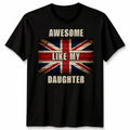 Awesome Like My Daughter Mens T Shirt Funny Dad Gift Fathers Day