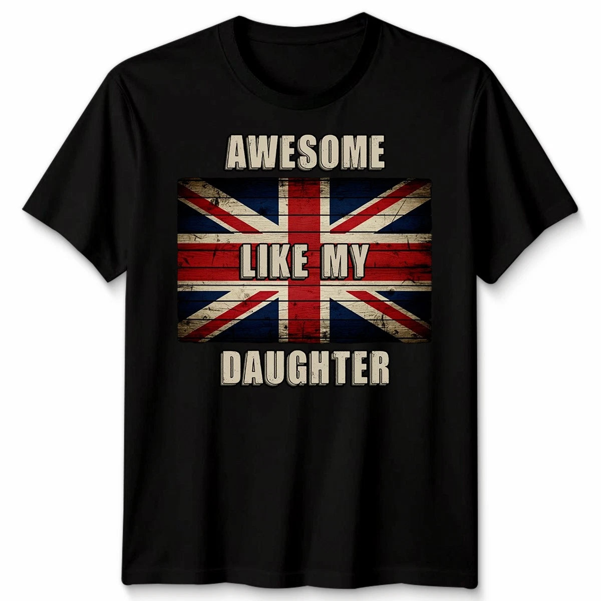 Awesome Like My Daughter Mens T Shirt Funny Dad Gift Fathers Day