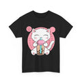 Anime Cat Boba Cat Bubble Tea Neko Japanese Kawaii Cat T-Shirt