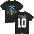 Personalised Scotland 2026 T-Shirt - Custom Name Tee - Gift For Sports Lover