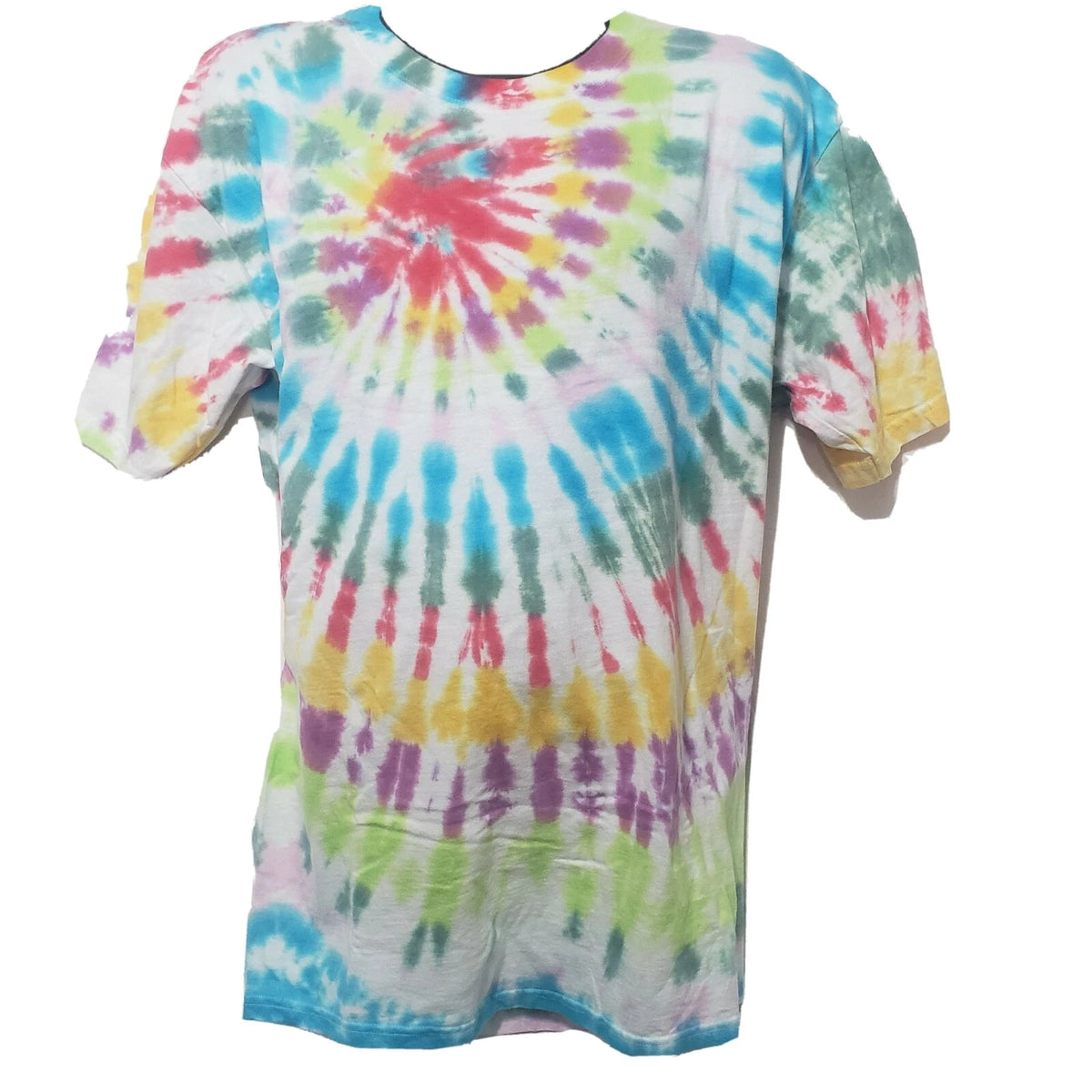 Gilden Tie Dye Shirt Unisex XL TG Multicolor Boho Festival Short Sleeve