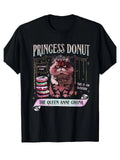 Men's Princess Donut Dungeon Crawler Carl Graphic T-Shirt - Funny Book Lovers Cr