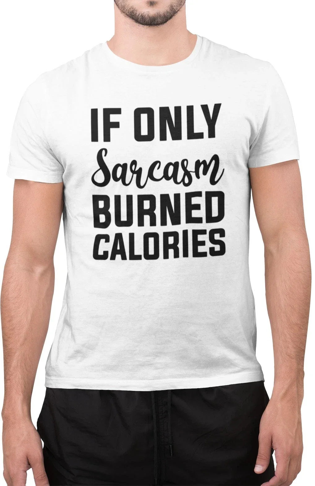 Funny If Only Sarcasm Bured Calories Sarcastic Calories Party T-Shirt
