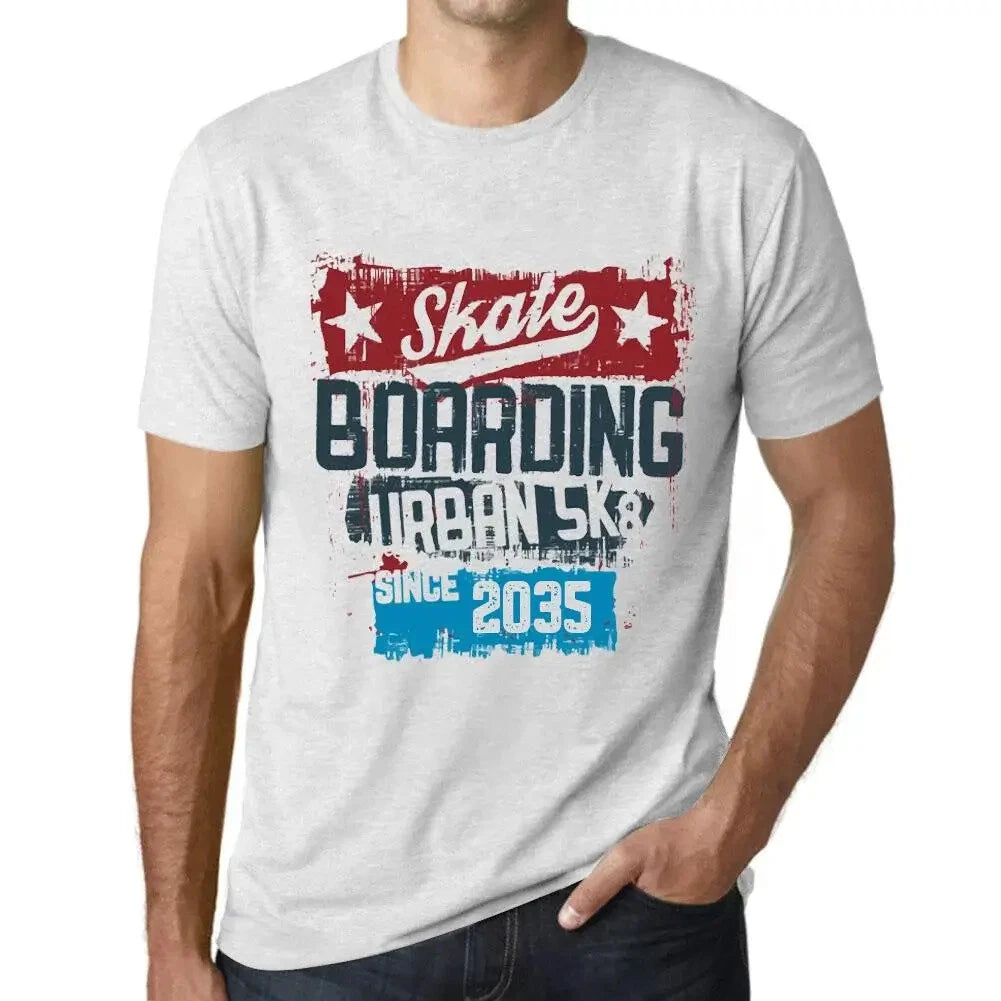 Men's Graphic T-Shirt Urban Skateboard Since 2035 Eco-Friendly Limited Edition