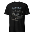 1955 Chevy 210 Classic Car T-Shirt – Vintage Black Hot Rod Graphic Tee