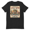 Funny Christian Frog Cowboy Shirt Let God Fix It Western Graphic Tee