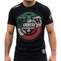 AMERICAN FIGHTER Black Red Green Mexico GRAND CANYON Athletic Graphic T-shirt