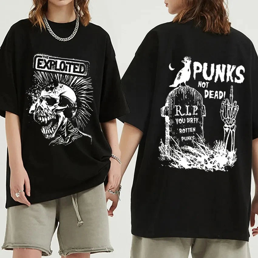 THE EXPLOITED SCOTTISH PUNK ROCK Edinburgh T-Shirt M-3XL