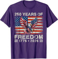 250th American Anniversary Independence 250 Years of Freedom T-Shirt