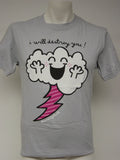 Mens David & Goliath Stupid Factory I Will Destroy You Lightning Gray T-Shirt