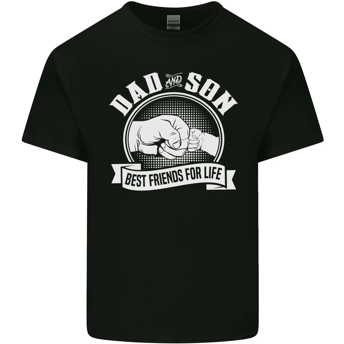 Dad & Son Best Friends for Life Mens Cotton T-Shirt Tee Top
