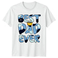 Best Dad Ever Crown T-Shirt Cute Fathers Day Gift For Men's Women's