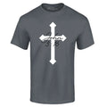 John 3:16 Bible Verse Script Cross T-shirt Religious Shirts
