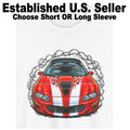 DigiRods Camaro SS Red 35th Anniversary 2002 Model Cartoon Car T Shirt