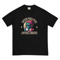 Hipster Alien Drinking Coffee Unisex garment-dyed heavyweight t-shirt S - 4X