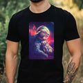 Mens Sharp Astronaut Print Cotton T-Shirt Size XS to 5XL