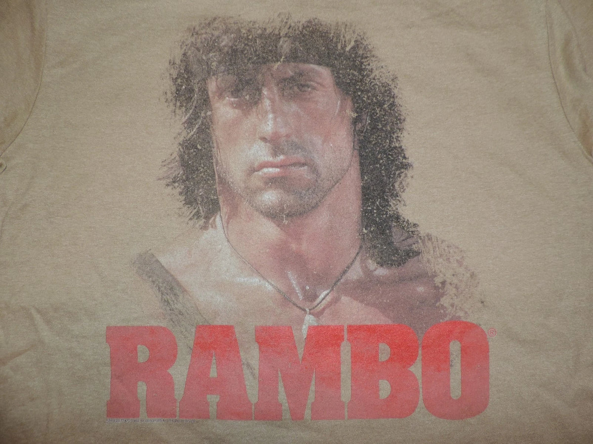 Rambo T-Shirt First Blood Retro 80's Tee Sylvester Stallone John Rambo Classic