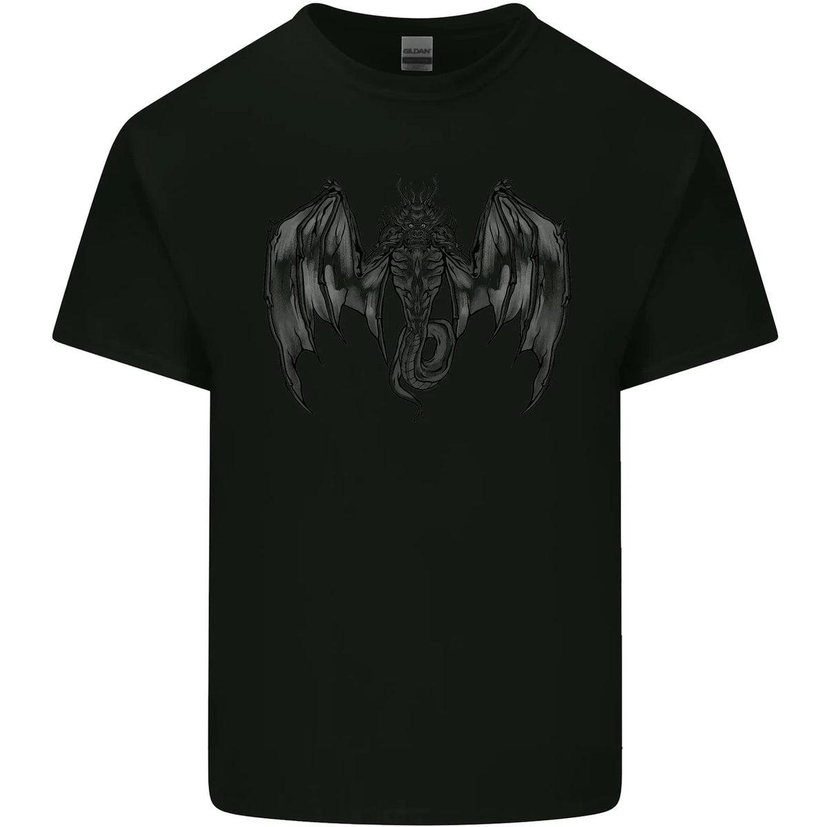 Serpent Dragon Gothic Fantasy Heavy Metal Mens Cotton T-Shirt Tee Top