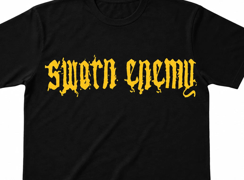 Sworn Enemy T shirt band Hardcore anarcho Punk Rock