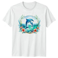Dolphin Ocean Wildlife T-Shirt Marine Life Gift For Him And Her