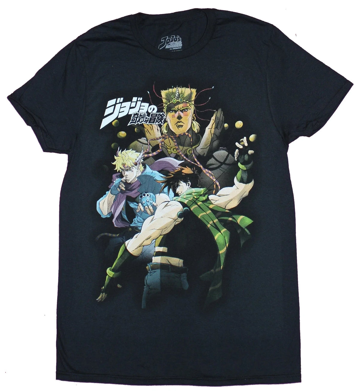 Jojo's Bizare Adventure Adult New T-Shirt - Joseph Joestar Collage of Characters