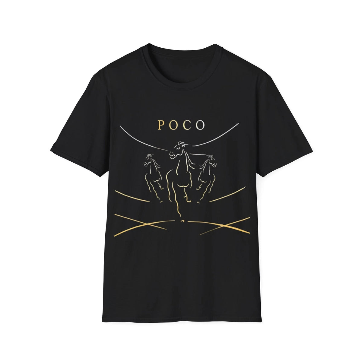 Unisex Soft Cotton T-Shirt. Band Poco
