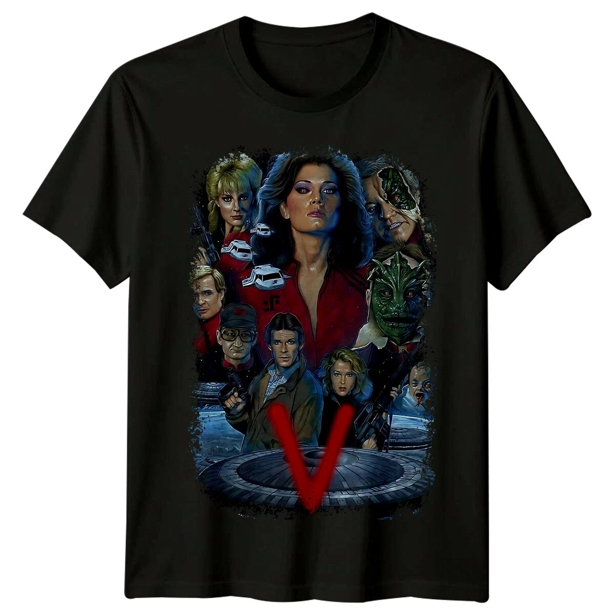 V (1984) Movie Poster Inspired T-Shirt Retro 80s Tee