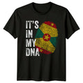 Grenada Flag Its In My DNA Fingerprint Mens T-Shirt Womens Tee Graphic Top