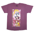Sailor Moon New Adult T-Shirt - Crystal Four Guardians Along Pink Kanji