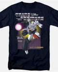 Transformers G1 Megatron 80's Retro T-Shirt Black Unisex Adult Large