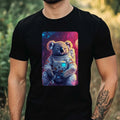 Mens Koala Astronaut Print Cotton T-Shirt Size XS to 5XL