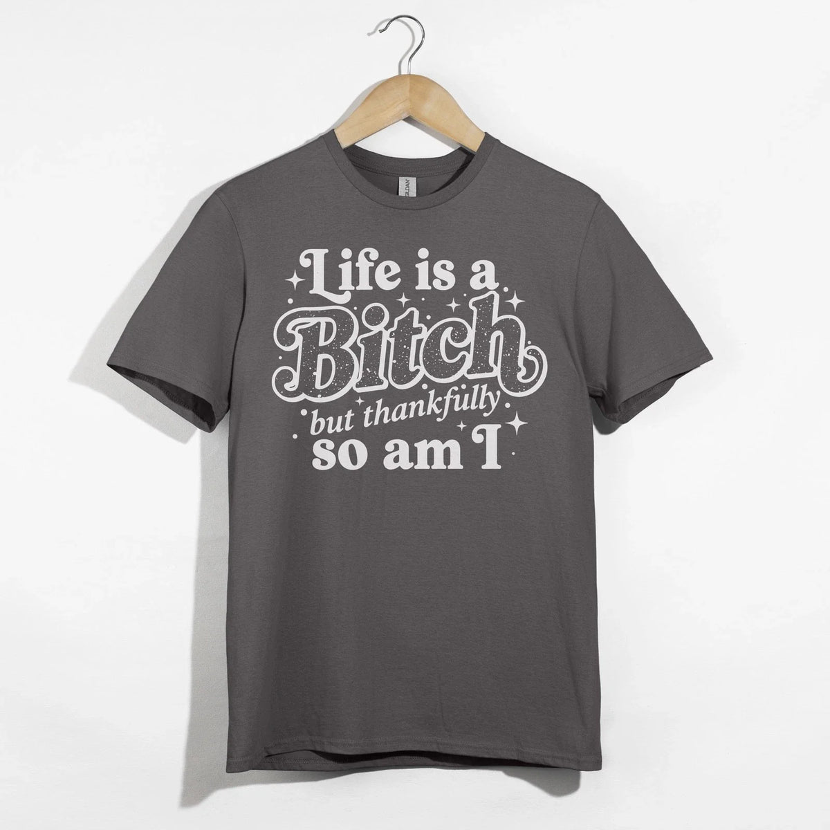 Life Is A Shirt, Funny Sarcastic Tee, Confident Sassy Attitude T-Shirt