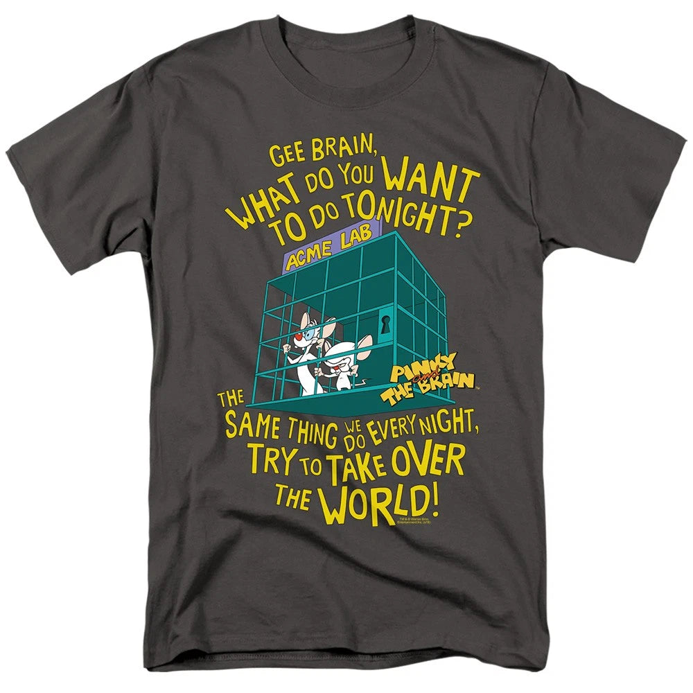 Pinky And The Brain - The World - Adult T-Shirt