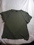 Banana Republic Raglan T Shirt Mens Size XL Green Knit Casual Basic Minimalist